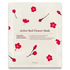 Active Red Flower Mask