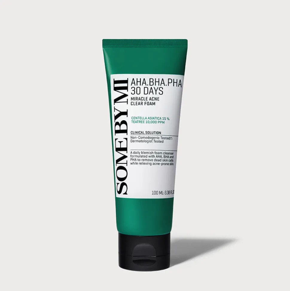 AHA BHA PHA 30 Days Miracle Acne Clear Foam