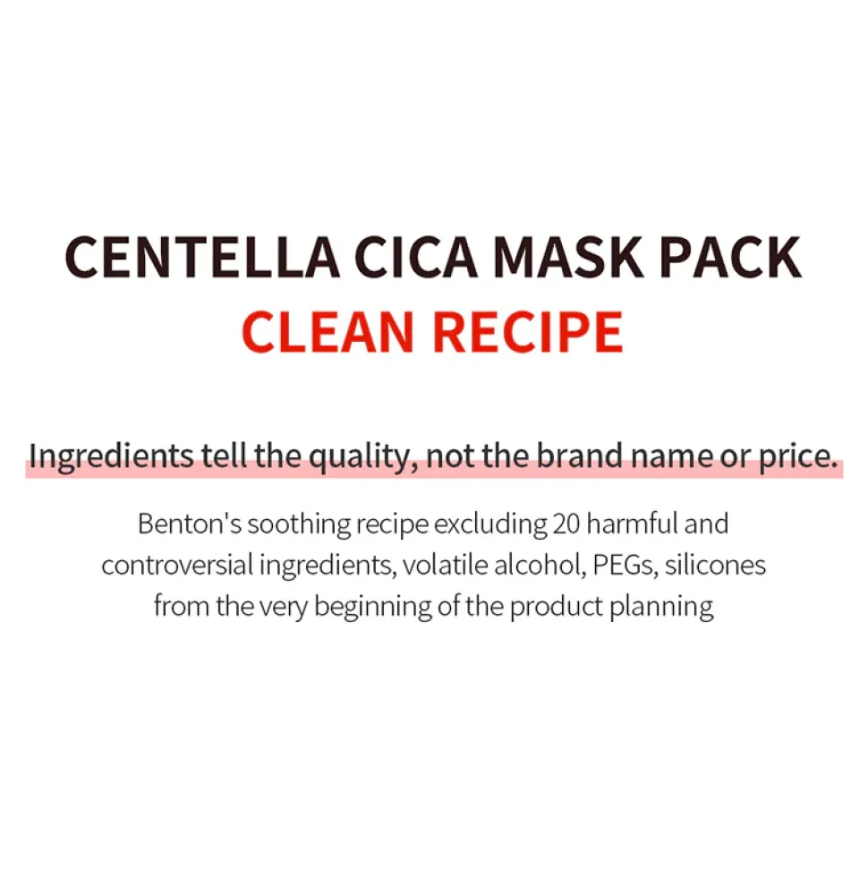 Centella Cica Mask Pack