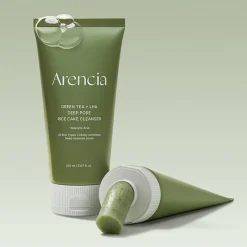 Green Tea + LHA Deep Pore Rice Cake Cleanser