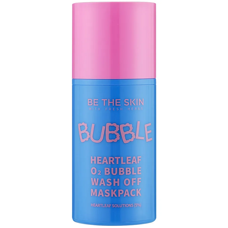 Heartleaf O2 Bubble Wash Off Mask Pack