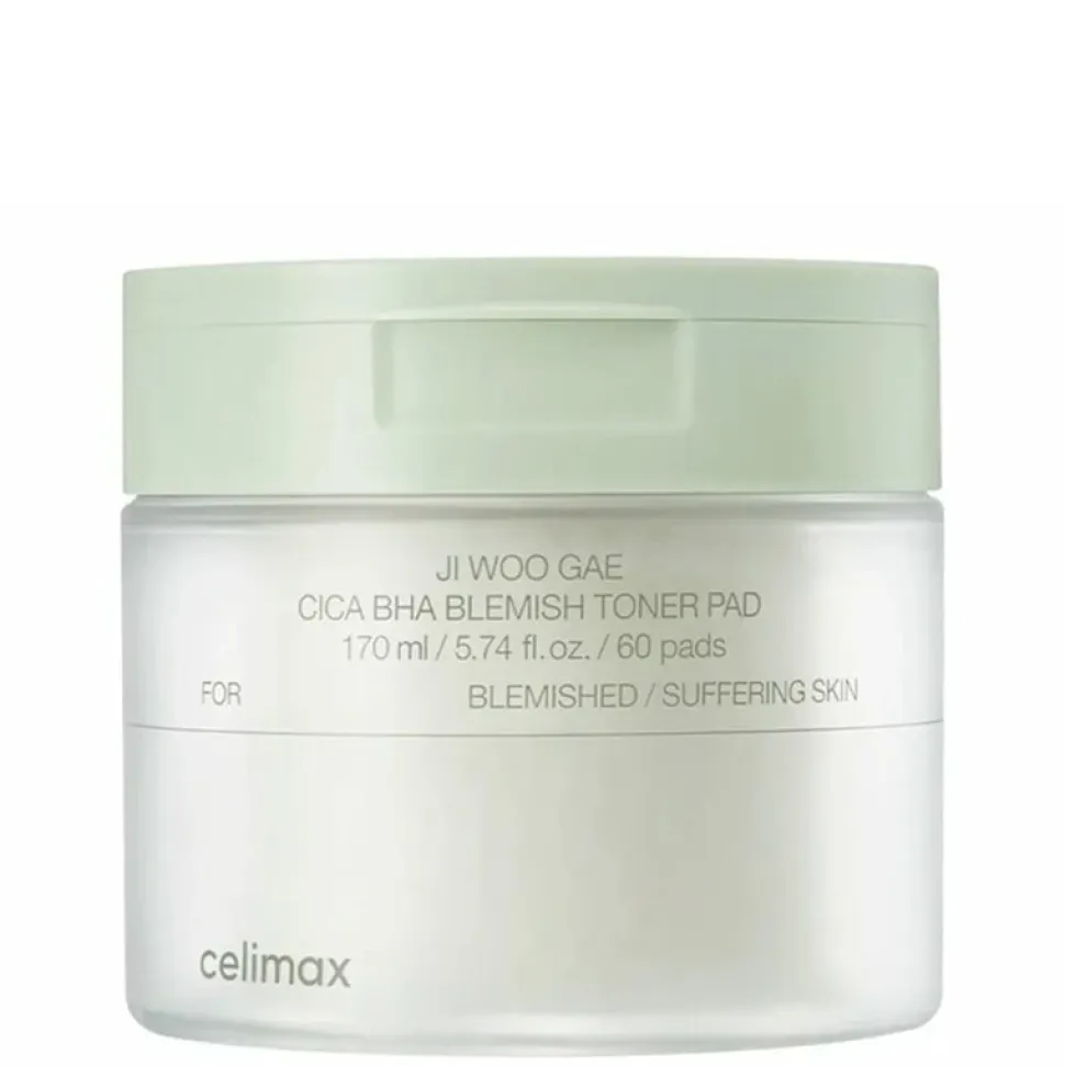 Ji Woo Gae Cica BHA Blemish Toner Pad