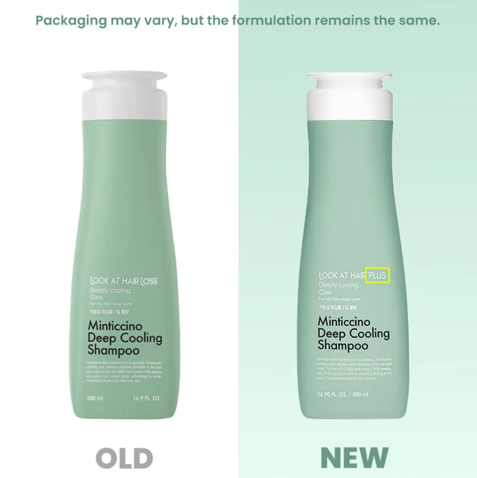 Look At Hair Plus Minticcino Deep Cooling Shampoo