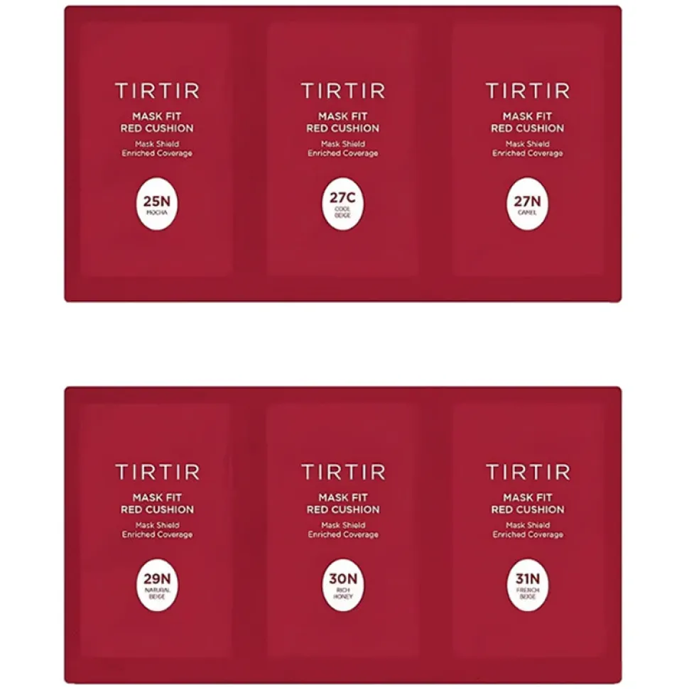 Mask Fit Red Cushion 6 Shade Trial Kit