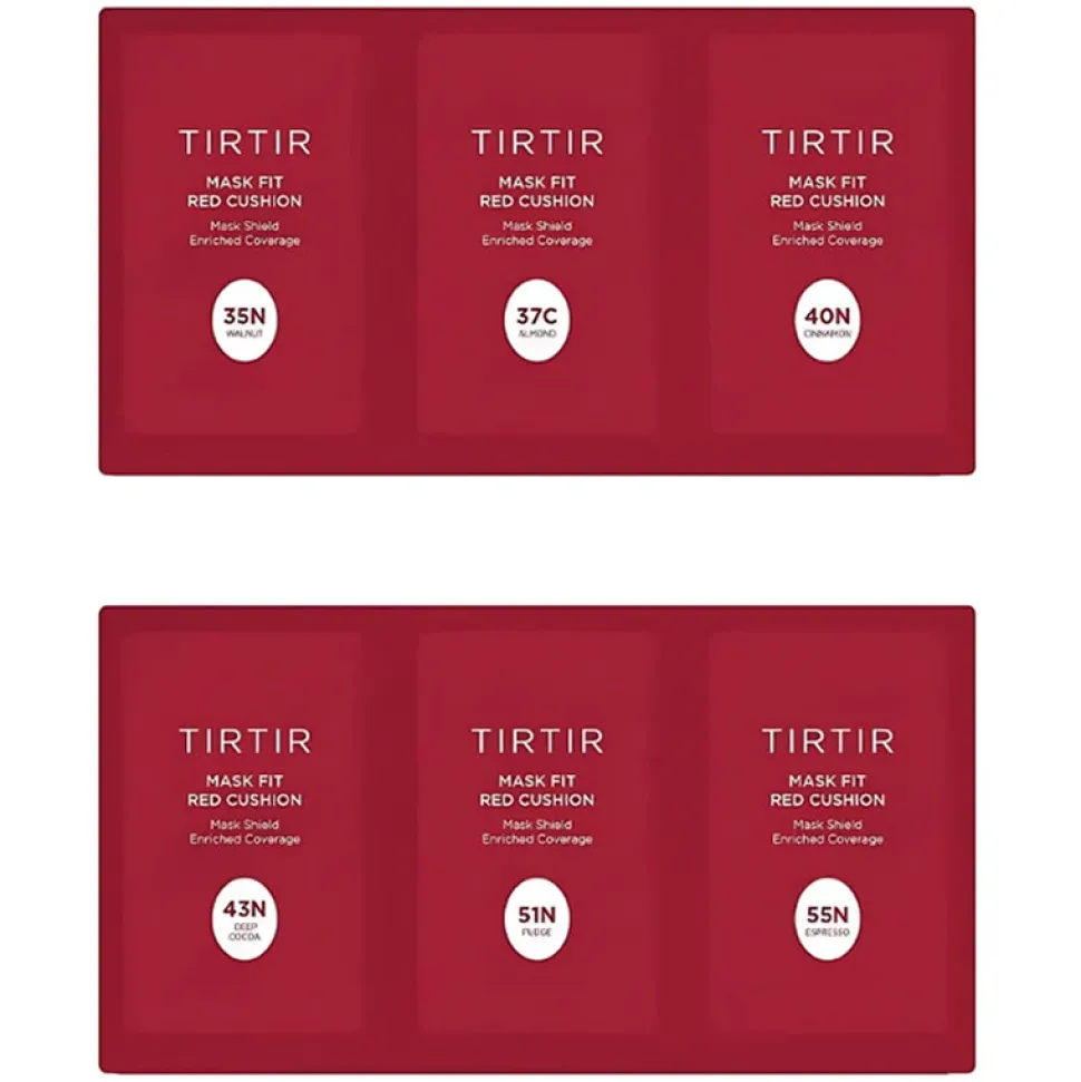Mask Fit Red Cushion 6 Shade Trial Kit