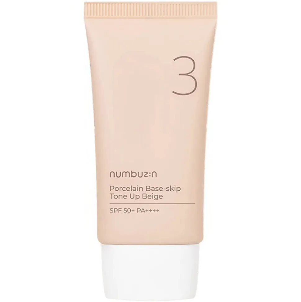 No.3 Porcelain Base-skip Tone Up Beige SPF50+