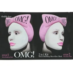 OMG! 2 in 1 KIT Detox Bubbling Microfiber Mask
