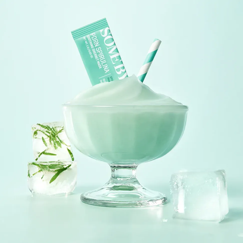 PDRN Spirulina Soothing Sherbet Mask