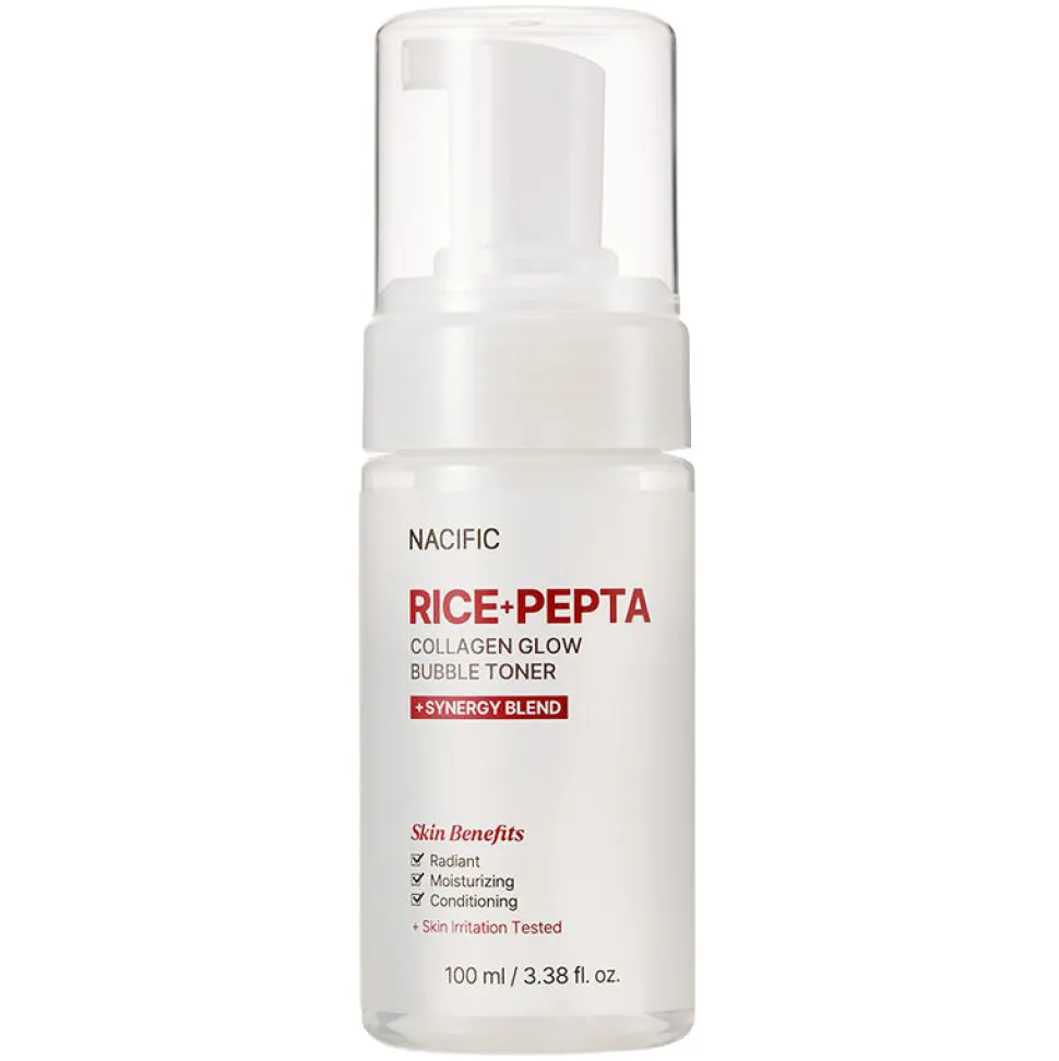 Rice Pepta Collagen Glow Bubble Toner
