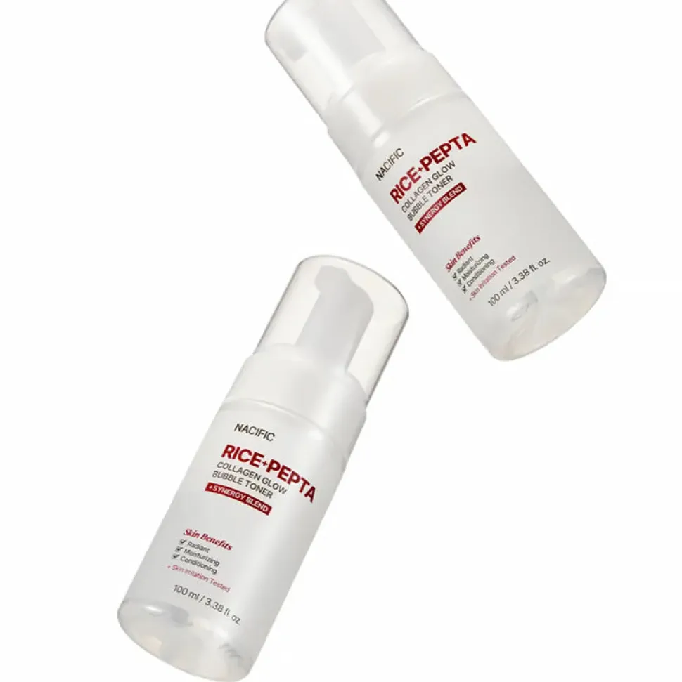 Rice Pepta Collagen Glow Bubble Toner