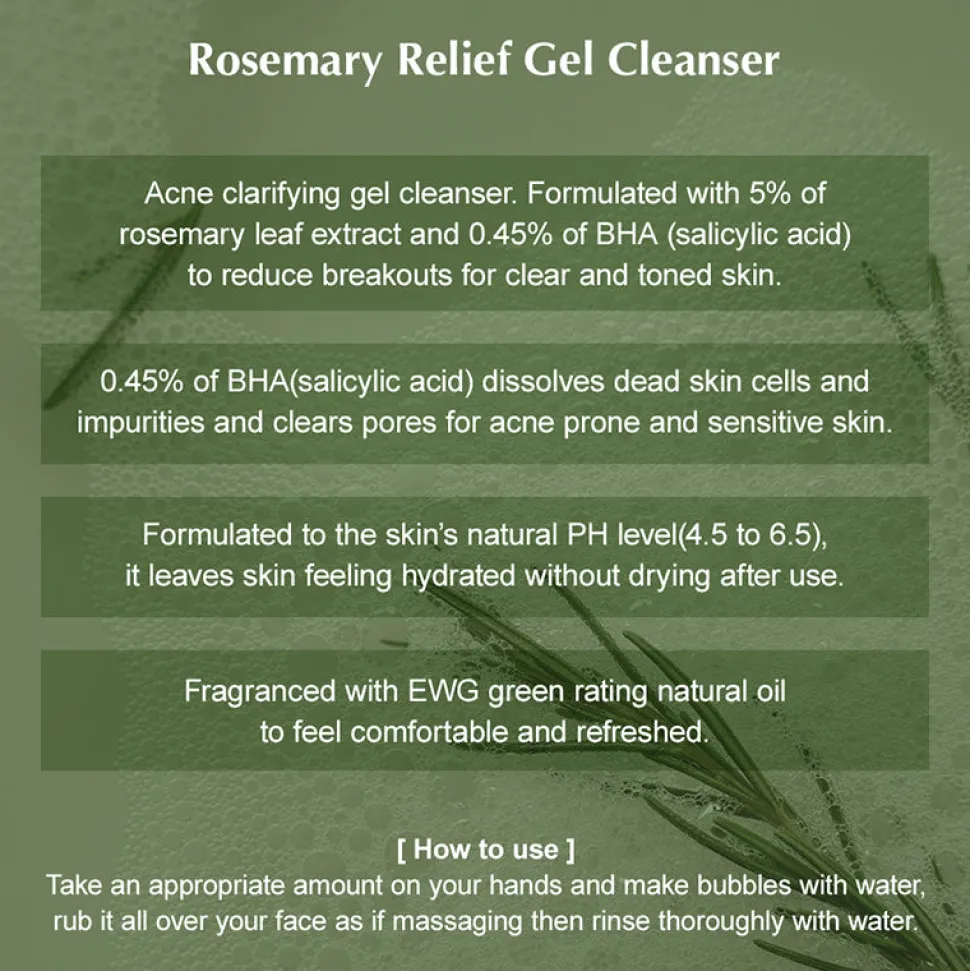 Rosemary Relief Gel Cleanser